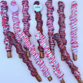chocolate dipped pretzel rods